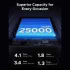 Батарея універсальна Ugreen 25000mAh 165W DualCable (PB552 55995B) (PB552  55995B)