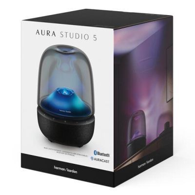 Акустическая система Harman Kardon Aura Studio 5 White/Silver (HKAURAS5WFBSEP)