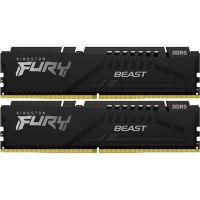 Модуль пам\'яті для комп\'ютера DDR5 32GB (2x16GB) 6000 MHz Fury Beast Black Kingston Fury (ex.HyperX) (KF560C36BBE2K2-32)