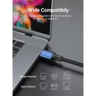 Кабель мультимедійний HDMI M to HDMI M 5.0m 8K60Hz cotton braided blue Vention (ALGLJ)