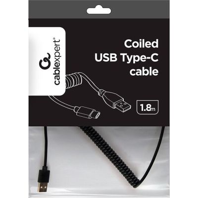 Дата кабель USB 2.0 AM to USB-C 0.6m Cablexpert (CC-USB2C-AMCM-6)