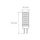 Лампочка Eurolamp Светодиодная капсульная лампа EUROLAMP LED силикон G4 5W 500Lm 300 (LED-G4-0530(220))