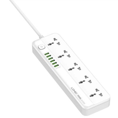 Сетевой фильтр питания LDNIO (SC5614) 5роз. 3USB 2м (SC5614)