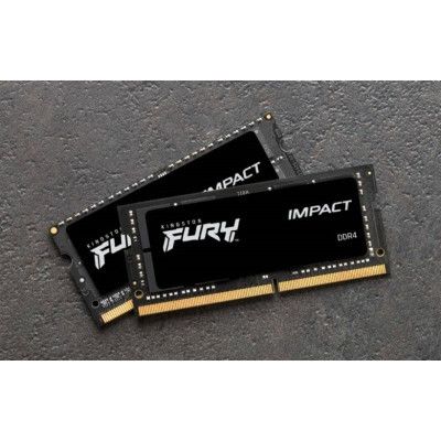 Модуль памяти для ноутбука SoDIMM DDR4 16GB 3200 MHz Impact Kingston Fury (ex.HyperX) (KF432S20IB/16)