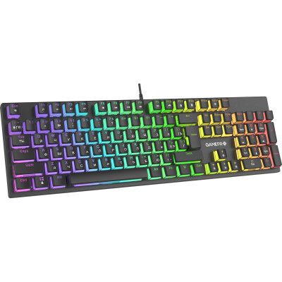 Клавіатура GamePro (MK85R) Red Switch RGB USB Black (MK85R)