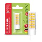Лампочка Eurolamp Светодиодная капсульная лампа EUROLAMP LED силикон G4 5W 500Lm 400 (LED-G4-0540(12))