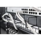 Кабельний організатор 19" 1U 5x cable rings 40x60mm Digitus (DN-97602)