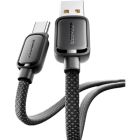 Дата кабель USB 2.0 AM to USB-C 1.0m 7A black Essager (EXCT-TD01-P)