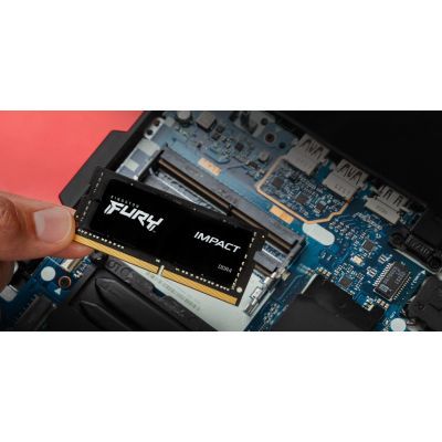 Модуль пам\'яті для ноутбука SoDIMM DDR4 32GB (2x16GB) 3200 MHz Impact Kingston Fury (ex.HyperX) (KF432S20IBK2/32)