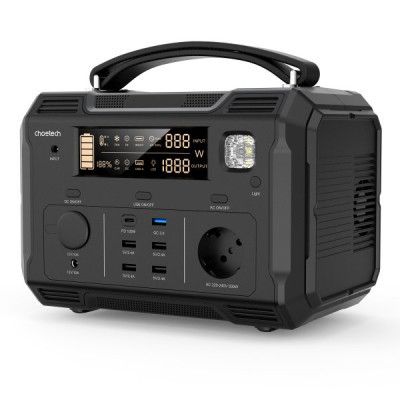 Зарядная станция Choetech (BS004-EU-BK), 500W (BS004-EU-BK)