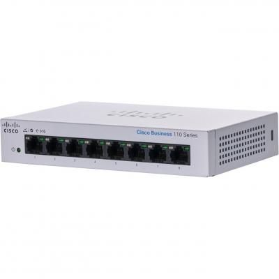 Коммутатор сетевой Cisco (CBS110-8T-D-EU)