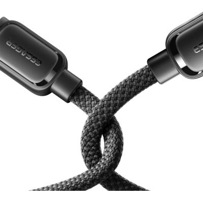 Дата кабель USB-C to USB-C 1.0m 100W black Essager (EXCTT1-TD01-P)