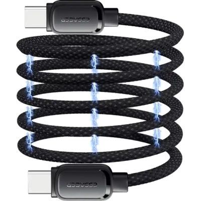 Дата кабель USB-C to USB-C 1.0m 100W black Essager (EXCTT1-TD01-P)