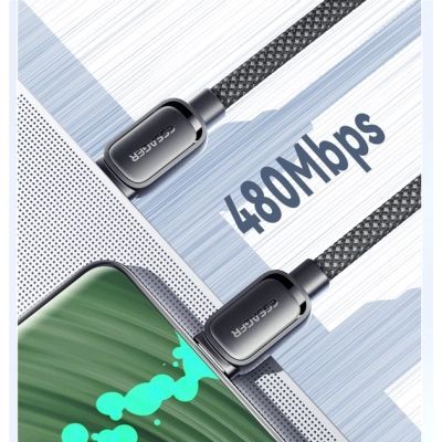 Дата кабель USB-C to USB-C 1.0m 100W black Essager (EXCTT1-TD01-P)