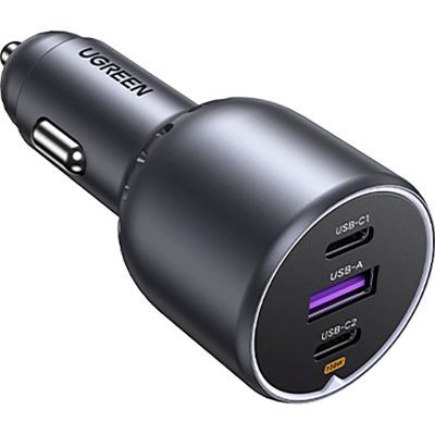 Зарядний пристрій Ugreen 3xUSB 130W (2xUSB-C+USB-A) QC3.0 (EC705) (35025)