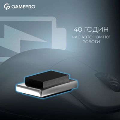 Мышка GamePro Asgard Loki Wireless/USB Black (GM022B)
