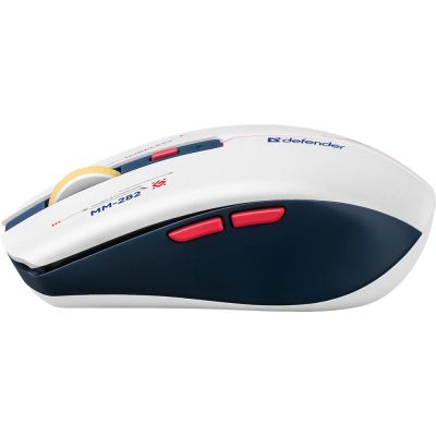 Мишка Defender Dila MM-282 Wireless White/Blue (52282)