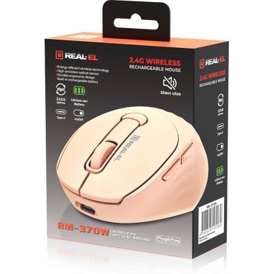 Мишка REAL-EL RM-370W Wireless (EL123200056)