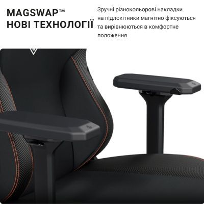 Кресло игровое Anda Seat Kaiser 3 Size XL Black (AD12YDC-XL-01-B-PV/C)