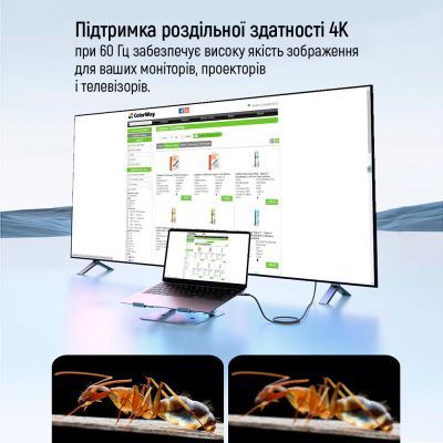 Дата кабель USB-C to USB-C 1.0m USB3.2 (20Gbps 4K PD100W) Gen2 5А black ColorWay (CW-CBPDCC062-BK)