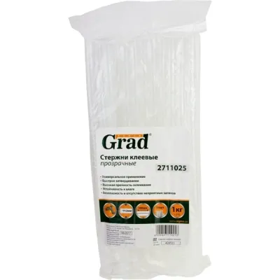 Клейові стержні Grad 11.2×300мм 1кг прозорі (2711025)