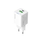 Зарядное устройство ColorWay GaN Mini 30W PD Port PPS USB (Type-C PD + USB QC4.0) white (CW-CHS053PD-WT)