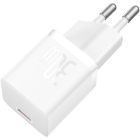Зарядное устройство Baseus GaN5 Fast Charger USB-C 30W + Cable 1.0m Type-C 100W white (P10110902213-00)