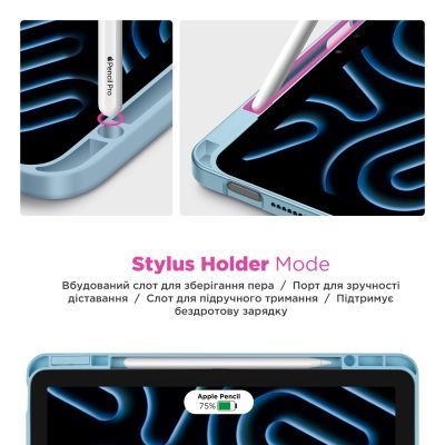 Чохол до планшета Armorstandart Y-Type PEN Samsung Galaxy Tab S9 / S9 FE / S10 FE Blue (ARM85519)