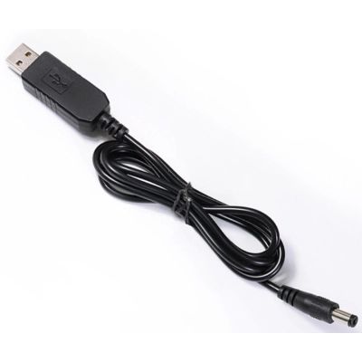 Кабель питания USB to DC 5.5x2.1mm 12V 1.0m Value (S1016)