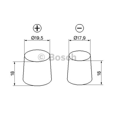 Аккумулятор автомобильный Bosch 60А (0 092 S40 050)