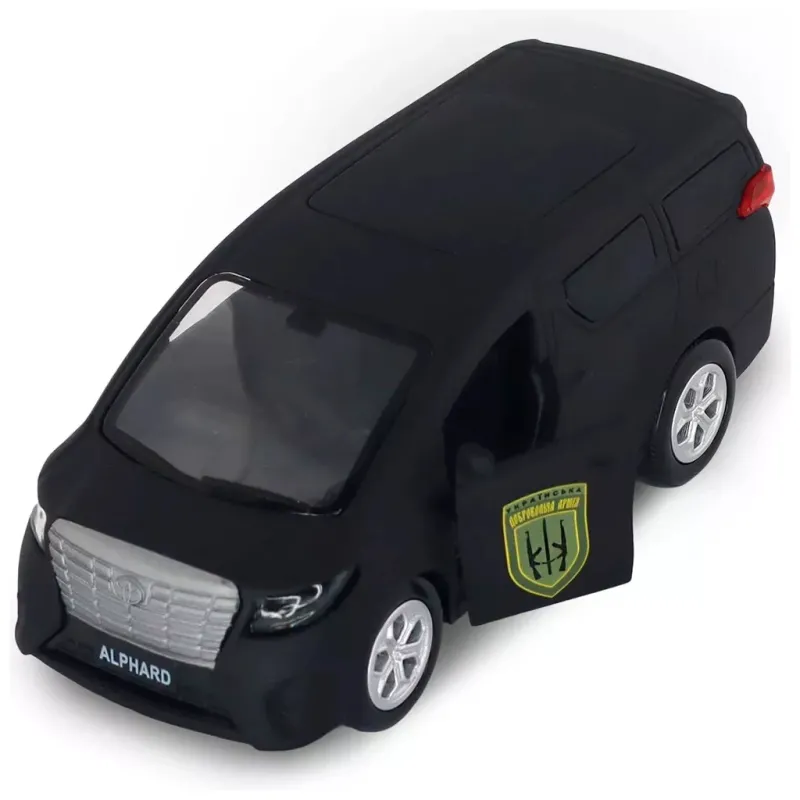 Масштабная модель автомобиля TechnoDrive серии Шевроны Героев - Toyota Alphard - УДА (KM6011UD)