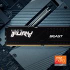 Модуль пам\'яті для комп\'ютера DDR5 16GB (2x8GB) 5600 MHz Beast Kingston Fury (ex.HyperX) (KF556C36BBEK2-16)