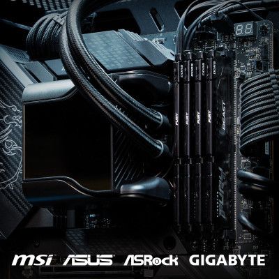 Модуль пам\'яті для комп\'ютера DDR5 16GB (2x8GB) 5600 MHz Beast Kingston Fury (ex.HyperX) (KF556C36BBEK2-16)