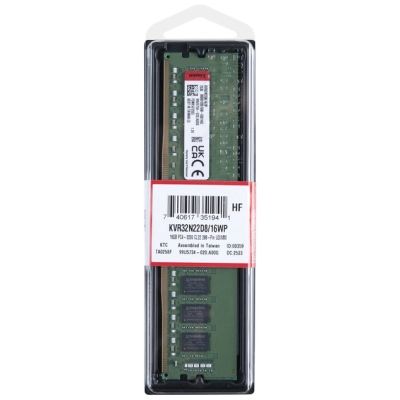 Модуль пам\'яті для комп\'ютера DDR4 16GB 3200 MHz Kingston (KVR32N22D8/16WP)