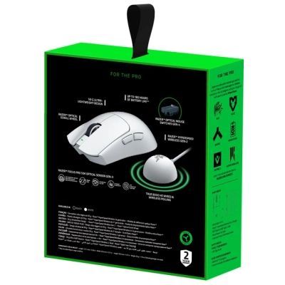 Мишка Razer Viper V4 PRO Wireless White (RZ01-05630200-R3G1)