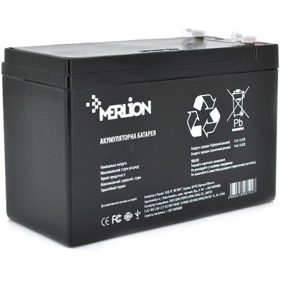 Батарея к ИБП Merlion (GP1290F2B) 12V-9Ah (GP1290F2B)