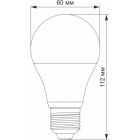 Лампочка Videx LED  A60e 12V 10W E27 4100K (VL-A60e12V-10274)