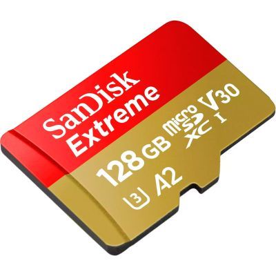 Карта пам\'яті SanDisk 128GB microSD class 10 UHS-I Extreme For Action Cams and Dro (SDSQXAA-128G-GN6AA)