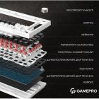 Клавіатура GamePro (MK160W) Hot-Swap Red Swich RGB USB UA White (MK160W)