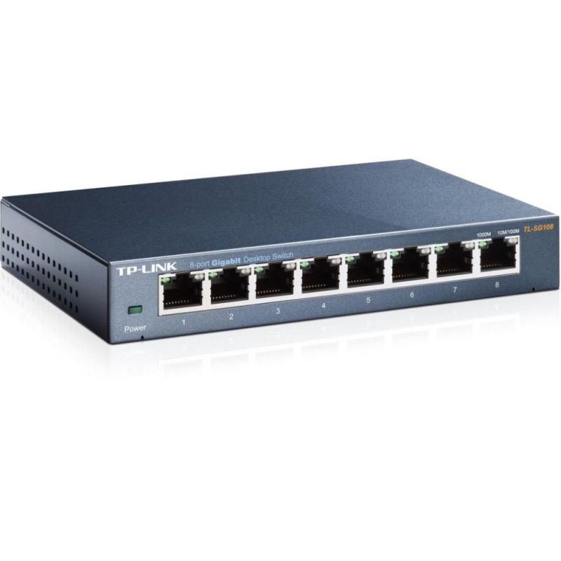 Комутатор мережевий TP-Link (TL-SG108)