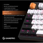 Клавіатура GamePro (MK170B) Hot-Swap Red Swich RGB USB UA Black (MK170B)