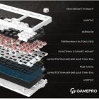 Клавіатура GamePro (MK170B) Hot-Swap Red Swich RGB USB UA Black (MK170B)