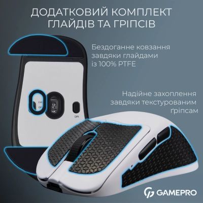 Мышка GamePro Asgard Surt Wireless/Bluetooth/USB Black (GM017B)