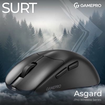 Мышка GamePro Asgard Surt Wireless/Bluetooth/USB Black (GM017B)
