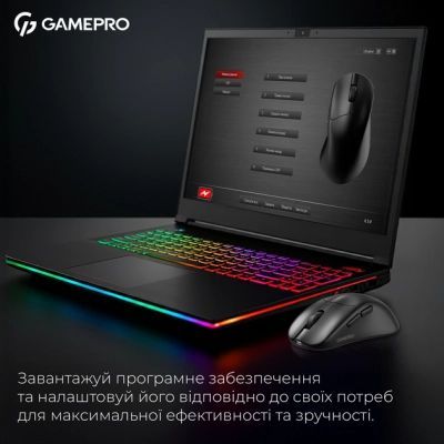Мышка GamePro Asgard Surt Wireless/Bluetooth/USB Black (GM017B)