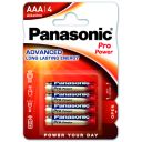 Батарейка Panasonic AAA LR03 Pro Power * 4 (LR03XEG/4BP)