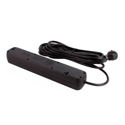 Мережевий фільтр живлення ColorWay (CW-PSEA55BK), 5 розеток/ 5M black (CW-PSEA55BK)