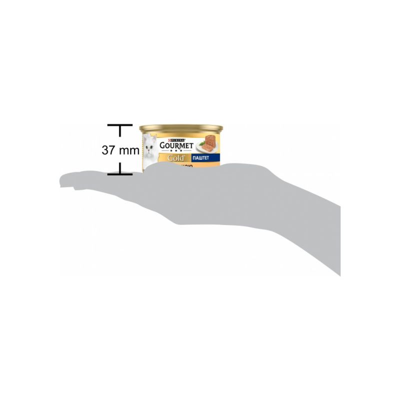 Паштет для кошек Purina Gourmet Gold. С индейкой 85 г (7613031380992) (12 шт)