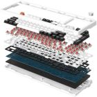Клавіатура GamePro (MK170W) Hot-Swap Red Swich RGB USB UA White (MK170W)