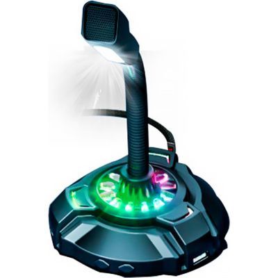 Мікрофон HP (DHP-1100C) RGB backlit 3.5мм+USB Black (DHP-1100C)